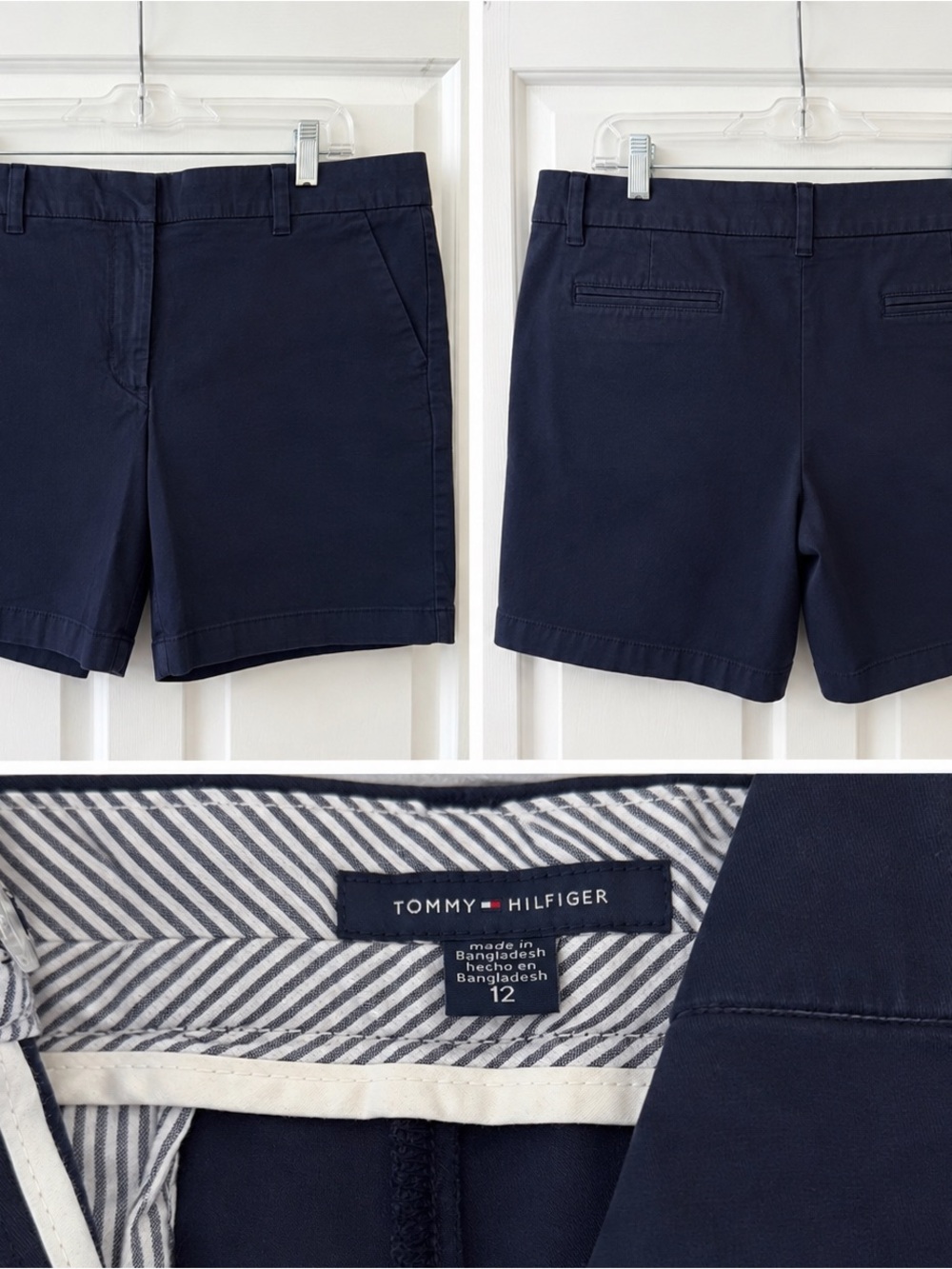 Tommy Hilfiger Navy Women’s Classic Chino Shorts
